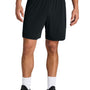 Sport-Tek Mens Club Moisture Wicking Shorts - Black/Black
