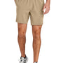 Sport-Tek Mens Repeat Moisture Wicking Shorts w/ Pockets - Sport Khaki Brown