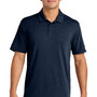 Sport-Tek Mens Versa Moisture Wicking Short Sleeve Polo Shirt - True Navy Blue