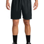 Sport-Tek Mens Moisture Wicking Mesh Athletic Shorts - Black