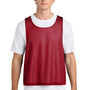 Sport-Tek Mens Reversible Lacrosse Pinnie Tank Top - Deep Red/White - NEW