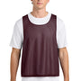 Sport-Tek Mens Reversible Lacrosse Pinnie Tank Top - Maroon/White - NEW