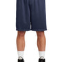 Sport-Tek Mens Moisture Wicking Classic Mesh Long Shorts - True Navy Blue - Closeout