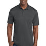 Sport-Tek Mens Competitor Moisture Wicking Short Sleeve Polo Shirt - Iron Grey