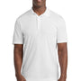 Sport-Tek Mens Competitor Moisture Wicking Short Sleeve Polo Shirt - White