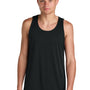 Sport-Tek Mens Moisture Wicking Competitor Rev Tank Top - Black/White
