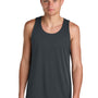 Sport-Tek Mens Moisture Wicking Competitor Rev Tank Top - Iron Grey/White