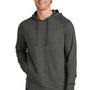 Sport-Tek Mens Flex Fleece Moisture Wicking Hooded Sweatshirt Hoodie w/ Pockets - Heather Dark Grey