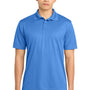 Sport-Tek Mens Sport-Wick Moisture Wicking Short Sleeve Polo Shirt - Blue Lake