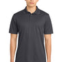 Sport-Tek Mens Sport-Wick Moisture Wicking Short Sleeve Polo Shirt - Iron Grey