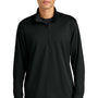 Sport-Tek Mens Micropique Sport-Wick 1/4 Zip Sweatshirt - Black - COMING SOON