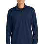 Sport-Tek Mens Micropique Sport-Wick 1/4 Zip Sweatshirt - True Navy Blue - COMING SOON