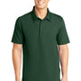 Sport-Tek Mens Active Mesh Moisture Wicking Short Sleeve Polo Shirt - Forest Green - Closeout