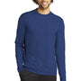 Sport-Tek Mens Exchange 1.5 Long Sleeve Crewneck T-Shirt - Heather True Royal Blue - Closeout
