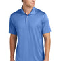 Sport-Tek Mens Moisture Wicking Re-Compete Short Sleeve Polo Shirt - Carolina Blue