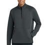 Sport-Tek Mens Phenom 1/4 Zip Sweatshirt w/ Pockets - Iron Grey - NEW