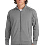 Sport-Tek Mens Sport-Wick Moisture Wicking Full Zip Cadet Jacket - Heather Charcoal Grey