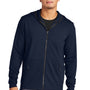 Sport-Tek Mens Circuit Full Zip Hooded Sweatshirt Hoodie w/ Pockets - True Navy Blue