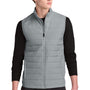 Sport-Tek Mens Teknical Hybrid Full Zip Vest - Silver Grey - COMING SOON