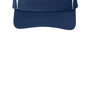 Sport-Tek Hats Mens Dry Zone Moisture Wicking Colorblock Adjustable Visor - True Navy Blue/White