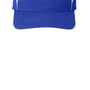 Sport-Tek Hats Mens Dry Zone Moisture Wicking Colorblock Adjustable Visor - True Royal Blue/White