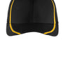 Sport-Tek Hats Mens Moisture Wicking Stretch Fit Hat - Black/Gold