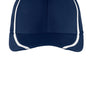 Sport-Tek Hats Mens Moisture Wicking Stretch Fit Hat - True Navy Blue/White