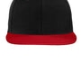 Sport-Tek Hats Mens Adjustable Hat - Black/True Red