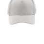 Sport-Tek Hats Mens Adjustable Trucker Hat - Silver Grey/White