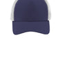Sport-Tek Hats Mens Adjustable Trucker Hat - True Navy Blue/White