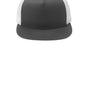 Sport-Tek Hats Mens Adjustable Trucker Hat - Graphite Grey/White