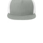 Sport-Tek Hats Mens Adjustable Trucker Hat - Heather Grey/White