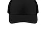 Sport-Tek Hats Mens Adjustable Trucker Hat - Black