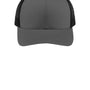 Sport-Tek Hats Mens Adjustable Trucker Hat - Graphite Grey/Black