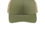 Sport-Tek Hats Mens Adjustable Trucker Hat - Olive Green/Khaki