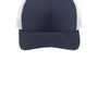 Sport-Tek Hats Mens Adjustable Trucker Hat - True Navy Blue/White