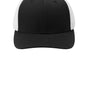 Sport-Tek Hats Mens Stretch Fit Hat - Black/White