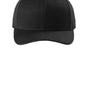 Sport-Tek Hats Mens Curve Bill Snapback Hat - Black