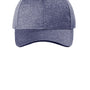 Sport-Tek Hats Mens Contender Moisture Wicking Snapback Hat - Heather True Navy Blue/True Navy Blue