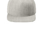 Sport-Tek Hats Mens Premium 5 Panel Snapback Hat - Heather Grey