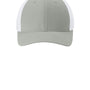 Sport-Tek Hats Mens Moisture Wicking Stretch-Tek Mesh Back Hat - Silver Grey/White