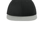 Sport-Tek Hats Mens Pro Cut Moisture Wicking Stretch-Tek Hat - Black/Silver Grey/Black