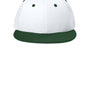 Sport-Tek Hats Mens Impact Mesh Stretch-Tek Hat - White/Forest Green/White - NEW