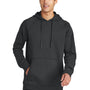 Sport-Tek Mens Drive Fleece Hooded Sweatshirt Hoodie w/ Pouch Pocket - Charcoal Grey