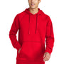 Sport-Tek Mens Drive Fleece Hooded Sweatshirt Hoodie w/ Pouch Pocket - True Red