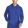 Sport-Tek Mens Drive Fleece Hooded Sweatshirt Hoodie w/ Pouch Pocket - True Royal Blue
