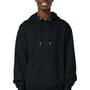 Stanley Stella Mens Cruiser 2.0 Hooded Sweatshirt Hoodie w/ Pouch Pocket - Black
