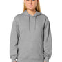 Stanley Stella Mens Cruiser 2.0 Hooded Sweatshirt Hoodie w/ Pouch Pocket - Heather Grey