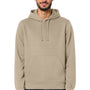 Stanley Stella Mens Drummer 2.0 Hooded Sweatshirt Hoodie w/ Pouch Pocket - Desert Dust Brown