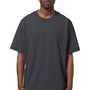 Stanley Stella Mens Freestyler Heavyweight Short Sleeve Crewneck T-Shirt - Heather Dark Grey